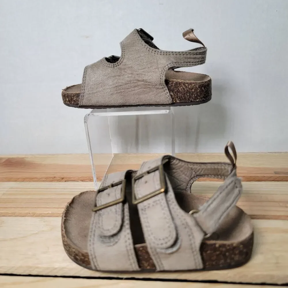 OshKosh B'Gosh Toddler Tan Bruno Sandals w/ Box - Size 5M